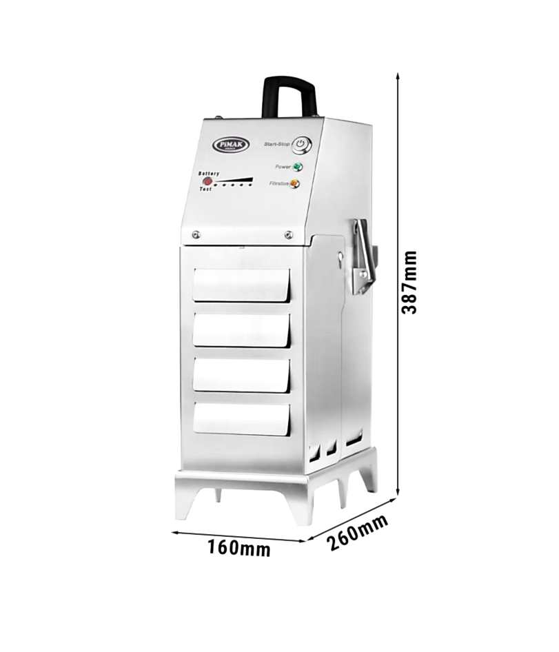  12 Litrelik Fritözler için Taşınabilir Akülü Kızartma Yağı Filtresi 30 LT / Dakika