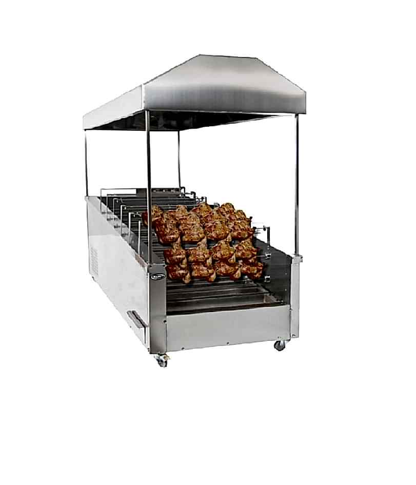KM012-6 Kömürlü Yatay Tip Piliç Çevirme