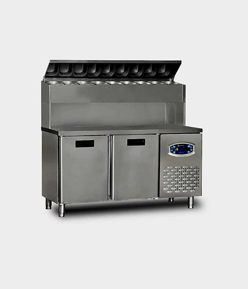 22TBF1S-PY70 1 Kapılı Tezgah Altı Yüksek Pizza Hazırlık Buzdolabı
