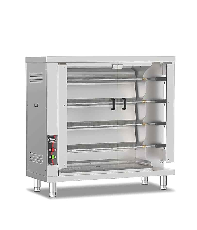  M004R Radyanlı Piliç Çevirme Makinesi